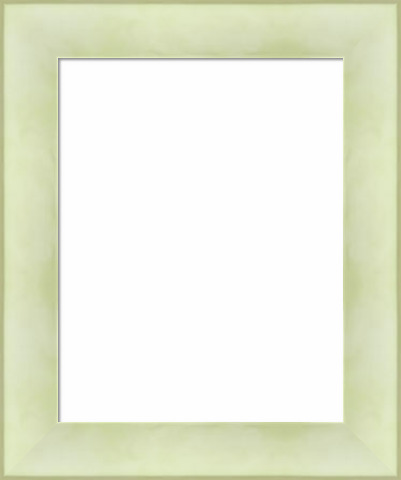 Light Green Lacquer Frame | Narrow Green Picture Frame | PictureFrames.com